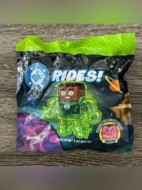 Wendy’s 2026 DC Rides Green Lantern RARE VARIANT Toy Sealed Kids Meal Sinestro